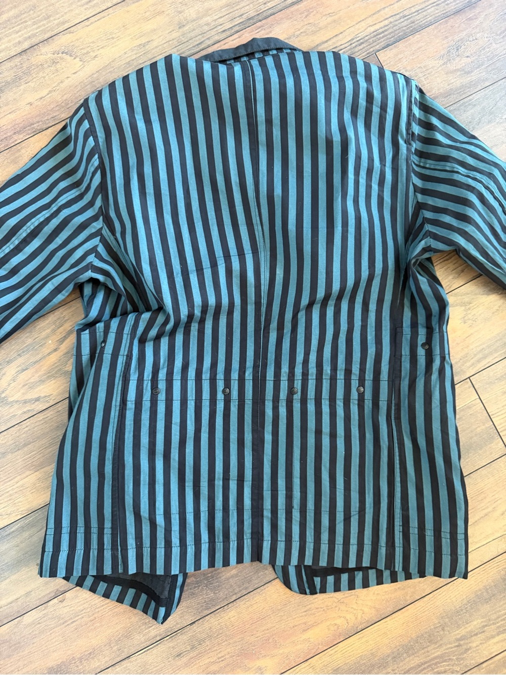Dolce & Gabbana Teal and Black Striped Blazer jacket - Picture 9 of 9